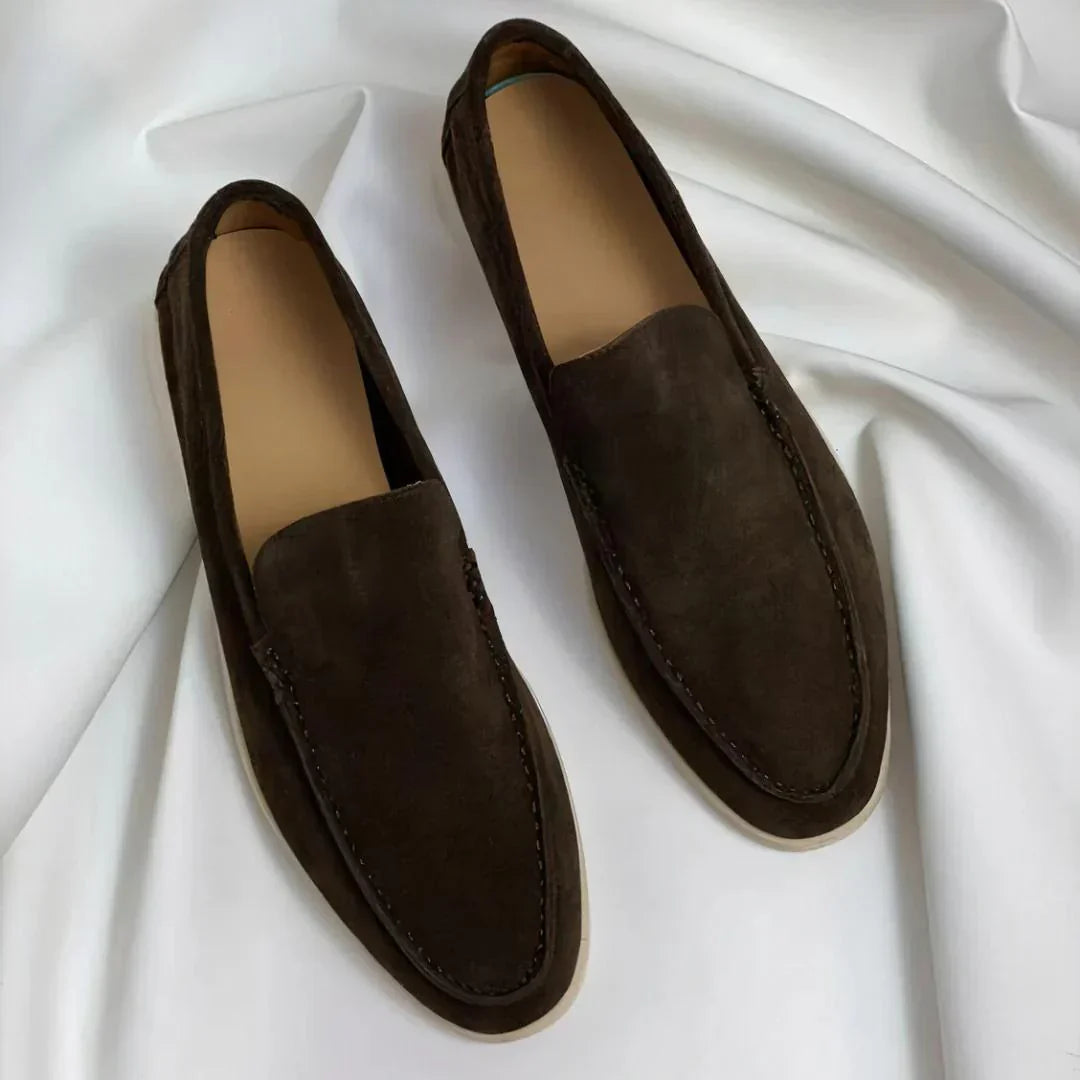Kenzio - Ruskind slip-on sko