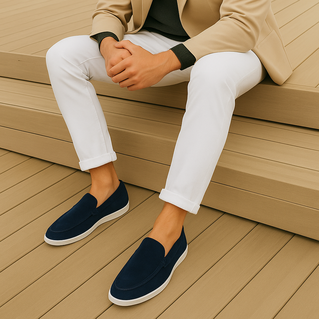 Kenzio - Ruskind slip-on sko