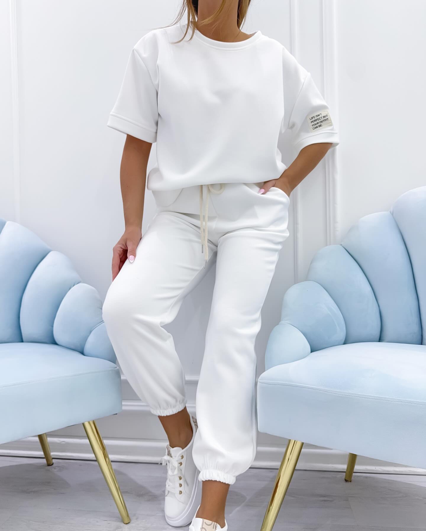 Marlo - Loungewear-sæt med korte ærmer