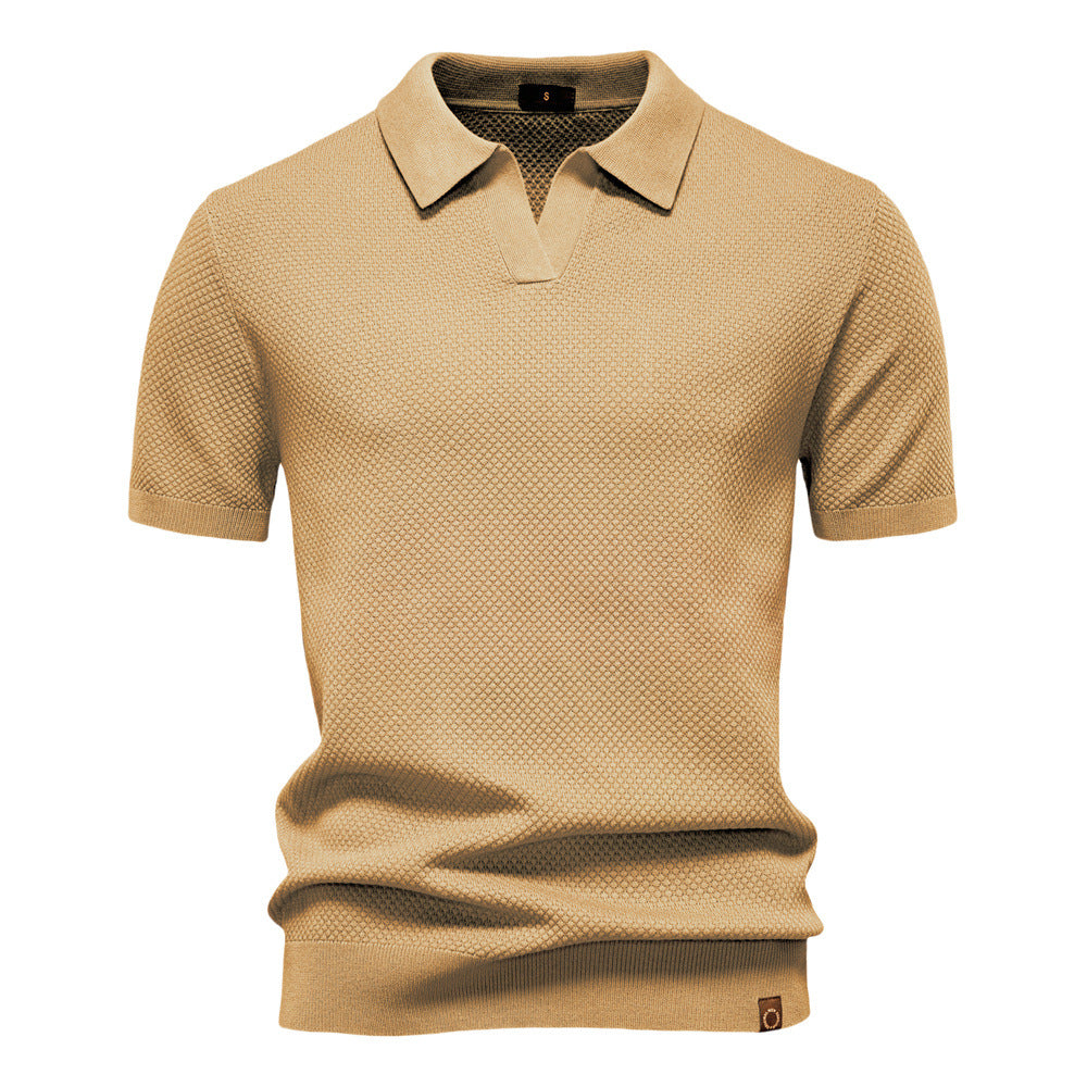 Omin - Struktureret Polo-Shirt