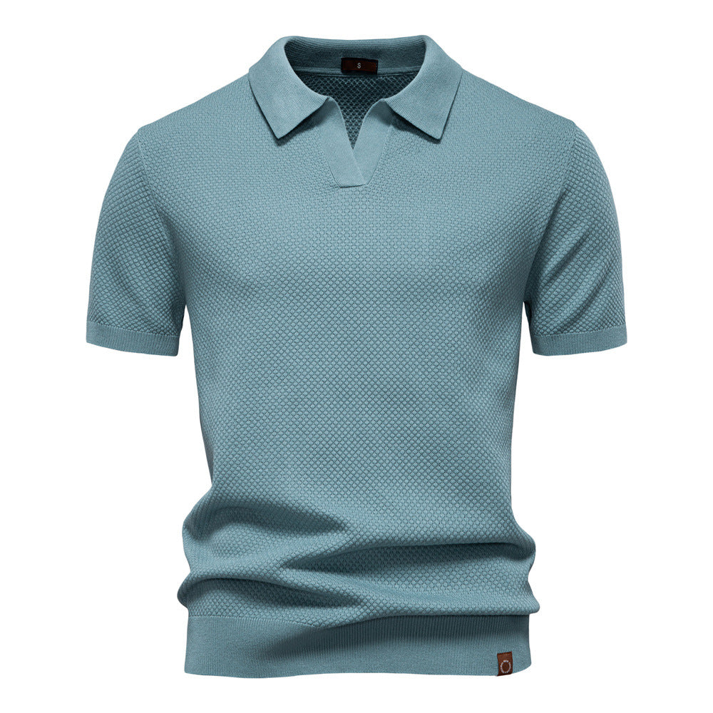 Omin - Struktureret Polo-Shirt