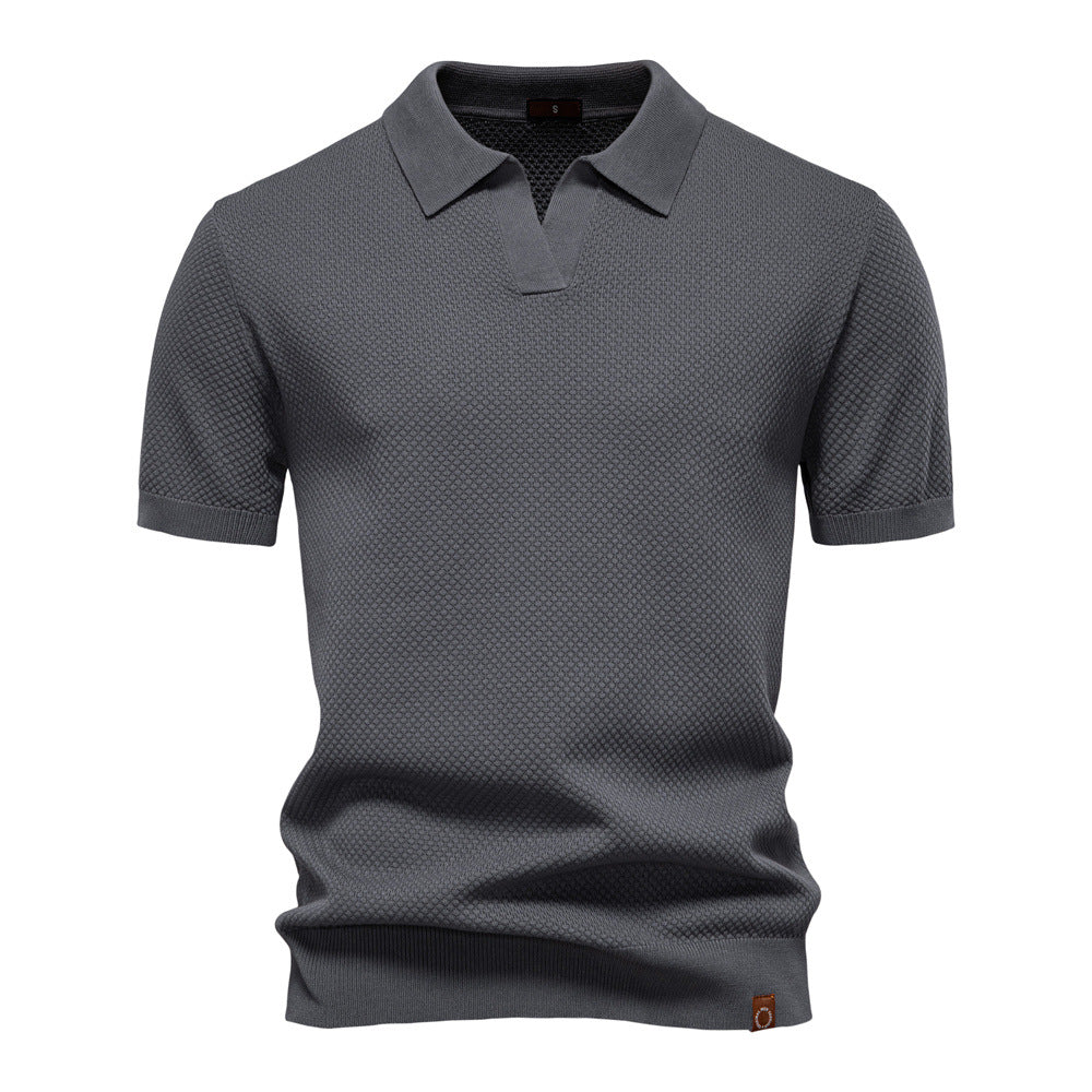 Omin - Struktureret Polo-Shirt