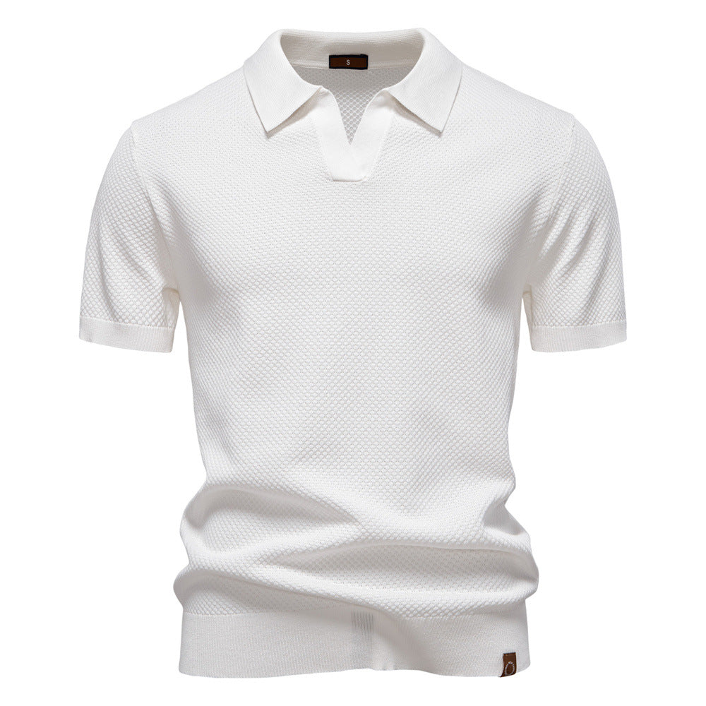Omin - Struktureret Polo-Shirt