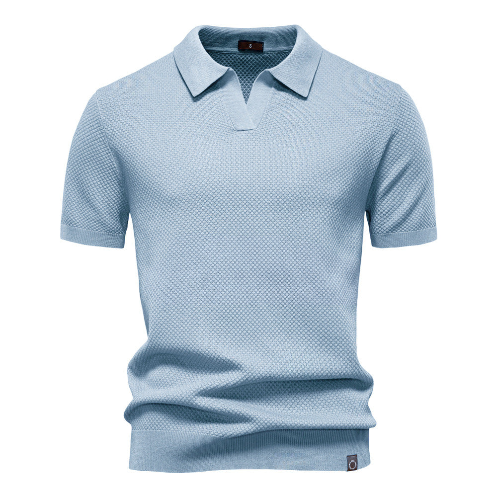 Omin - Struktureret Polo-Shirt