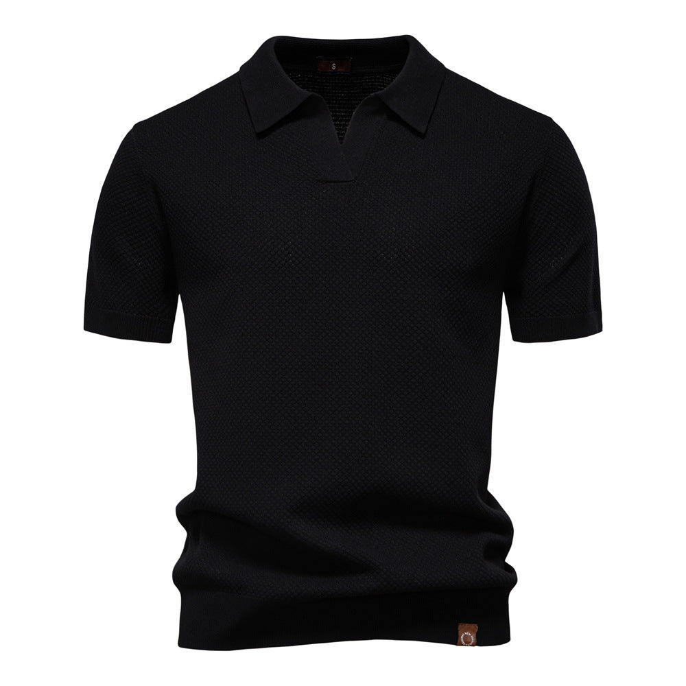 Omin - Struktureret Polo-Shirt