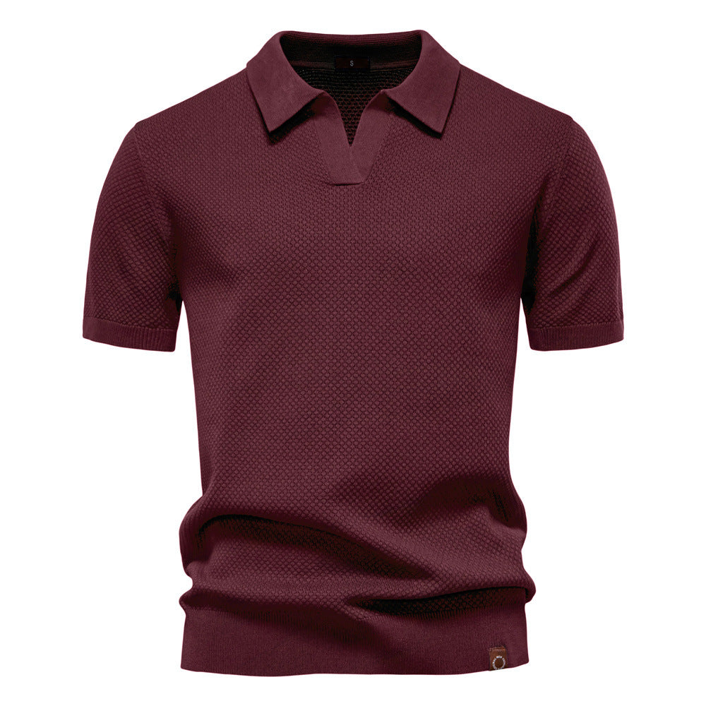 Omin - Struktureret Polo-Shirt