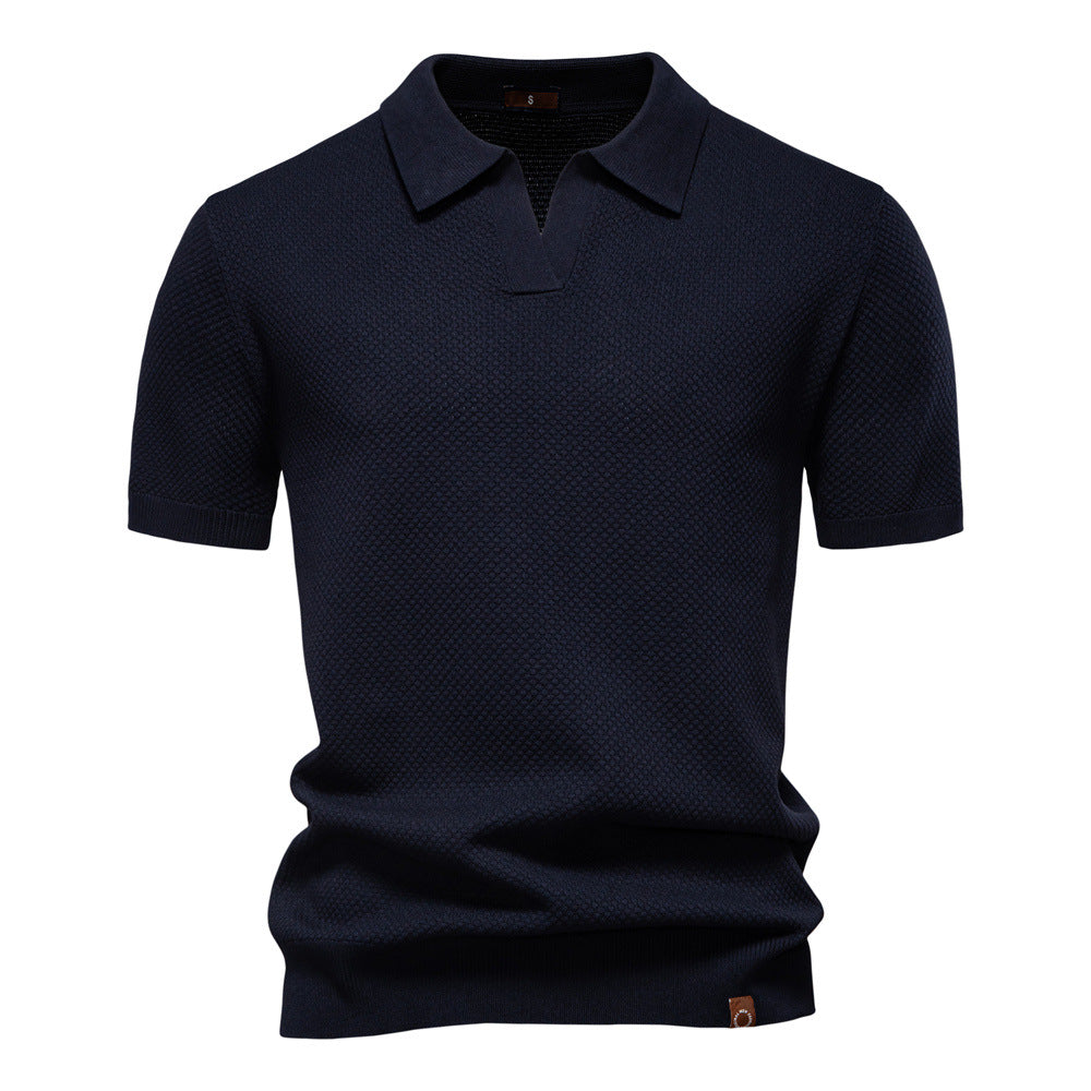 Omin - Struktureret Polo-Shirt