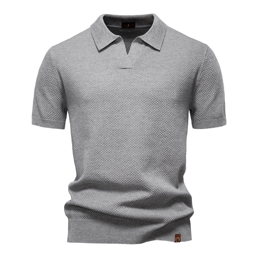 Omin - Struktureret Polo-Shirt