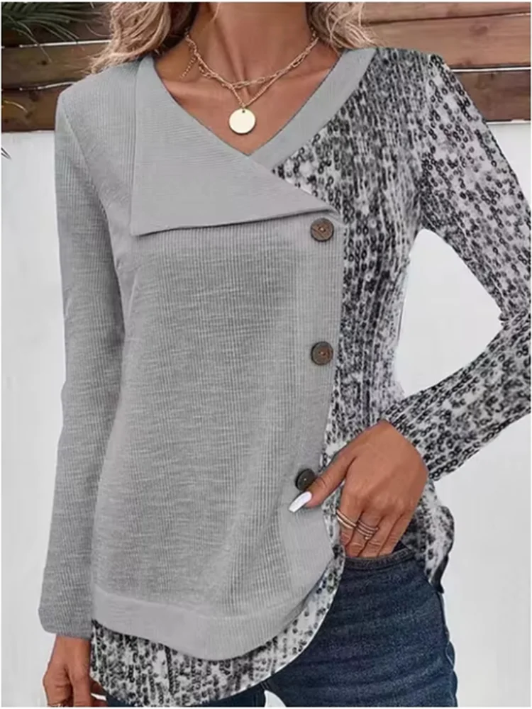 Luna - Langærmet Bluse blød, stilfuld, feminin
